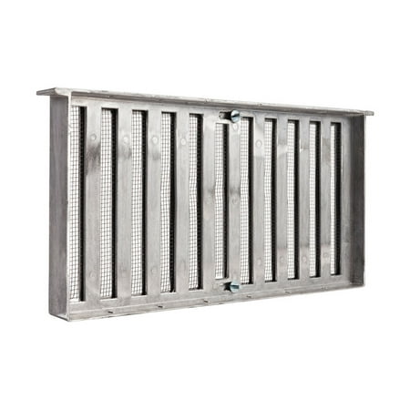 Master Flow 8 in. H X 16 in. W Mill Aluminum Foundation Vent