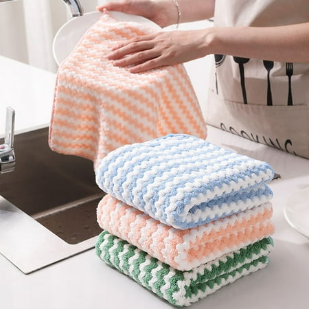 Hadanceo 5Pcs Cleaning Towel Easy to Clean Thickened Breathable Water Absorbent Washing Dishcloths for Restaurant
Hadanceo 5Pcs Cleaning Towel Easy to Clean Thickened Breathable Water Absorbent Washing Dishcloths for Restaurant
