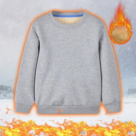 APEXFWDT Kids Boys Girls Fleece Pullover Solid Crewneck Sweatshirts Soft Sweatshirt Sherpa Lined Jacket for 1.5-8 Years Kids Clothes
APEXFWDT Kids Boys Girls Fleece Pullover Solid Crewneck Sweatshirts Soft Sweatshirt Sherpa Lined Jacket for 1.5-8 Years Kids Clothes