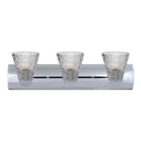 Besa Lighting 3WZ-NICO5CL Chrome Nico 3 Light Vanity Light