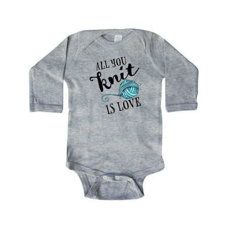 Inktastic All You Knit Is Love with Blue Yarn and Knitting Needles Gift Baby Boy or Baby Girl Long Sleeve Bodysuit
Inktastic All You Knit Is Love with Blue Yarn and Knitting Needles Gift Baby Boy or Baby Girl Long Sleeve Bodysuit