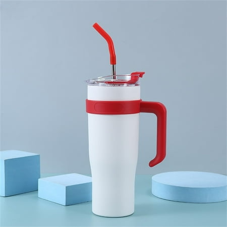 QianChong Insulated Tumbler with Cleaning Brush High-Capacity 40Oz Handle Cup Stainless Steel Insulation Cup Cold Insulation Vacuum Car Mounted Straw Handle Car Water Cup
QianChong Insulated Tumbler with Cleaning Brush High-Capacity 40Oz Handle Cup Stainless Steel Insulation Cup Cold Insulation Vacuum Car Mounted Straw Handle Car Water Cup