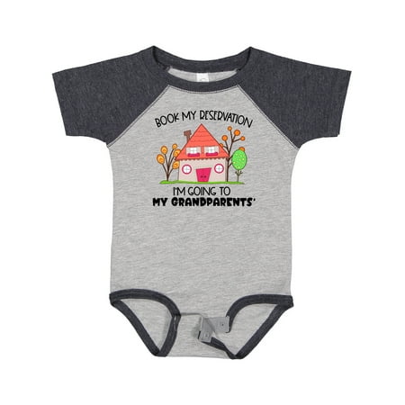 Inktastic Book My Reservation! I m Going to My Grandparents - House Gift Baby Boy or Baby Girl Bodysuit
Inktastic Book My Reservation! I m Going to My Grandparents - House Gift Baby Boy or Baby Girl Bodysuit