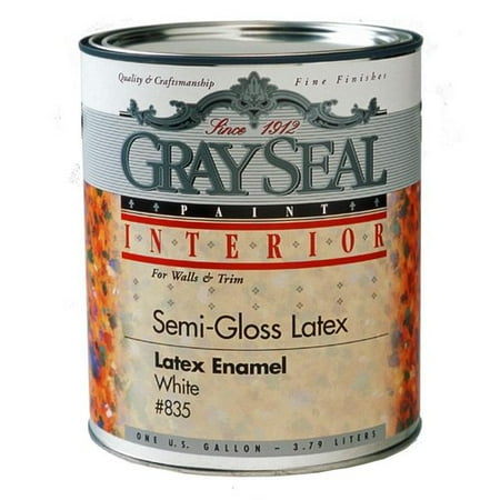 UPC 757130083549 product image for California Products - Gray Seal 835 Qt White Latex Enamel | upcitemdb.com