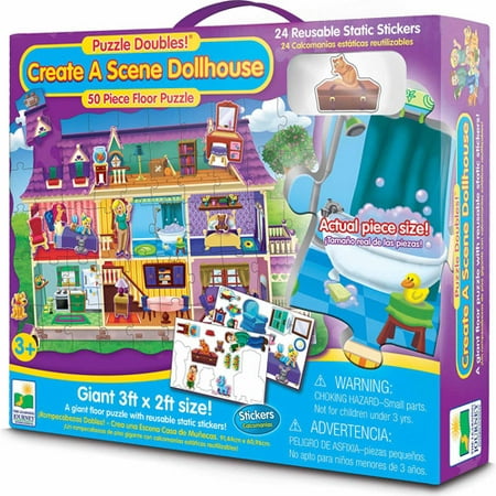 The Learning Journey Puzzle Doubles, Create a Scene Dollhouse