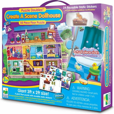 The Learning Journey Puzzle Doubles, Create a Scene Dollhouse