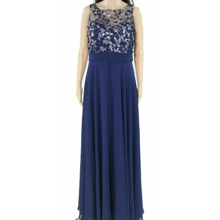 JS COLLECTION Womens Navy Zippered Pleated Waistline Sleeveless Jewel Neck Full-Length Formal Gown Dress 6
JS COLLECTION Womens Navy Zippered Pleated Waistline Sleeveless Jewel Neck Full-Length Formal Gown Dress 6