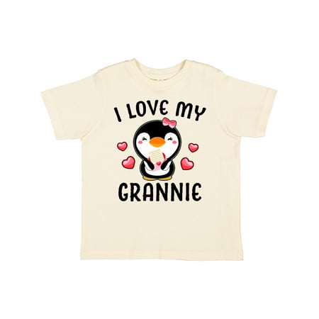Inktastic I Love My Grannie with Cute Penguin and Hearts Gift Toddler Toddler Girl T-Shirt
Inktastic I Love My Grannie with Cute Penguin and Hearts Gift Toddler Toddler Girl T-Shirt
