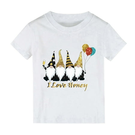 MQLKF Boys And Girls Bee Festival Cartoon I LOVE HONEY! Print Honey Short Sleeved T Shirt 1 To 10 Years Old Children Soft Fashionable Casual Beautiful Kids Tops
MQLKF Boys And Girls Bee Festival Cartoon I LOVE HONEY! Print Honey Short Sleeved T Shirt 1 To 10 Years Old Children Soft Fashionable Casual Beautiful Kids Tops