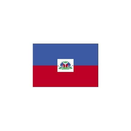 Annin Flagmakers 193325 2 ft. X 3 ft. Nyl-Glo Haiti Civil Flag