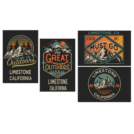 Limestone California Souvenir 2x3 Inch Fridge Magnet The Great Outdoors Design 4-Pack
Limestone California Souvenir 2x3 Inch Fridge Magnet The Great Outdoors Design 4-Pack