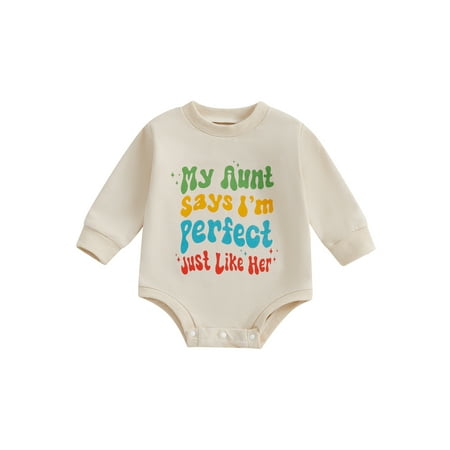Jusbysis Baby Boys Girls Romper Long Sleeve Crew Neck Contrast Color Letter Print Bodysuit Newborn Playsuit
Jusbysis Baby Boys Girls Romper Long Sleeve Crew Neck Contrast Color Letter Print Bodysuit Newborn Playsuit