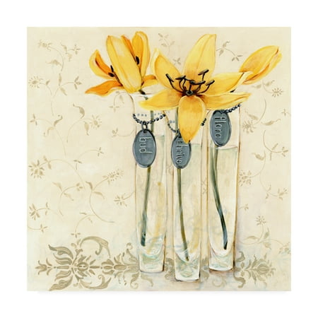 Trademark Fine Art 'Inspired Yellow' Canvas Art by O. Boem