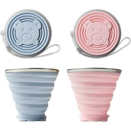 FYBD 2Pcs Foldable Silicone Cups Bpa Free Foldable Travel Mugs Silicone Telescopic Cups (Blue+Pink)
FYBD 2Pcs Foldable Silicone Cups Bpa Free Foldable Travel Mugs Silicone Telescopic Cups (Blue+Pink)