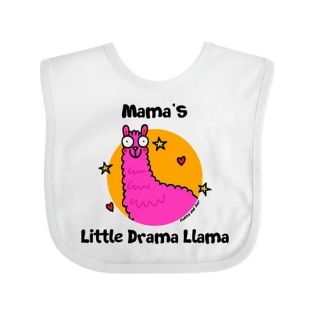 Inktastic Mama s Little Drama Llama Gift Baby Boy or Baby Girl Bib