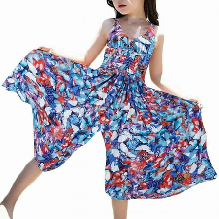 Aayomet Baby Girl Clothes Summer Chiffon Foreign Style Children S Big Children Floral Wide Leg Jumpsuit Dress Bohemian Style Pink 7-8 Years
Aayomet Baby Girl Clothes Summer Chiffon Foreign Style Children S Big Children Floral Wide Leg Jumpsuit Dress Bohemian Style Pink 7-8 Years