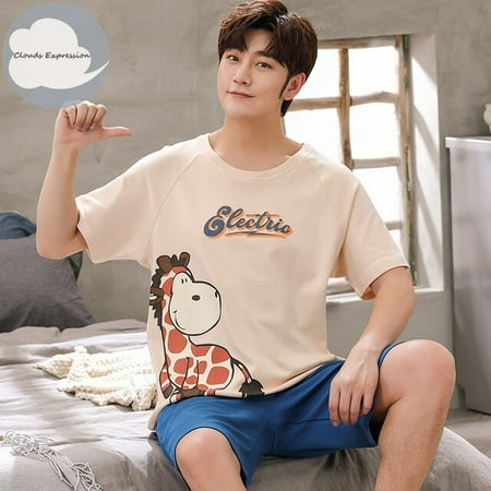 QWZNDZGR Summer Knitted Cotton Short Sleeved Men s Pajamas Sets Male Pajama Set Striped Pajama For Men Sleepwear Suit Homewear Size 6316
QWZNDZGR Summer Knitted Cotton Short Sleeved Men s Pajamas Sets Male Pajama Set Striped Pajama For Men Sleepwear Suit Homewear Size 6316