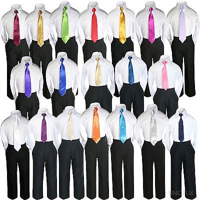 Baby Boy Toddler Wedding Formal 3pc Set Shirt Pants Necktie Suit Separate S-4T
Baby Boy Toddler Wedding Formal 3pc Set Shirt Pants Necktie Suit Separate S-4T