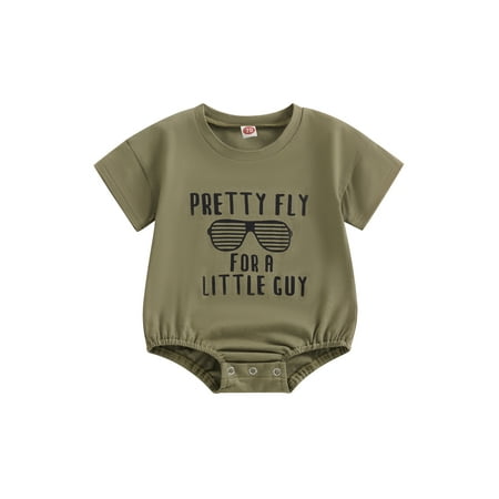 Newborn Baby Boy Girl Summer Outfit Crew Neck Letter Print Onesie Romper Short Sleeve Jumpsuit
Newborn Baby Boy Girl Summer Outfit Crew Neck Letter Print Onesie Romper Short Sleeve Jumpsuit