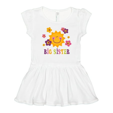 Inktastic Sunny Big Sister Gift Toddler Girl Dress