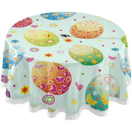 Hyjoy 60 Easter Bunny Eggs Outdoor Round Tablecloth Waterproof Stain-Resistant Non-Slip Circular Tablecloth with Umbrella Hole and Zipper for Tabletop Backyard Party BBQ Decor
Hyjoy 60 Easter Bunny Eggs Outdoor Round Tablecloth Waterproof Stain-Resistant Non-Slip Circular Tablecloth with Umbrella Hole and Zipper for Tabletop Backyard Party BBQ Decor