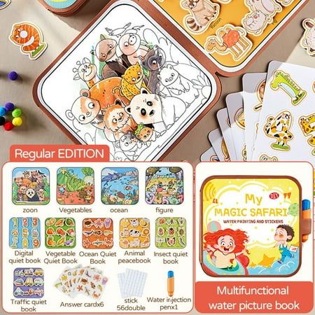 Yishangzhng Children S Magical Water Painting Book Quietly Tearing Book Enlightenment Early Education 1 Year Old Girl Gifts Kids Toys
Yishangzhng Children S Magical Water Painting Book Quietly Tearing Book Enlightenment Early Education 1 Year Old Girl Gifts Kids Toys