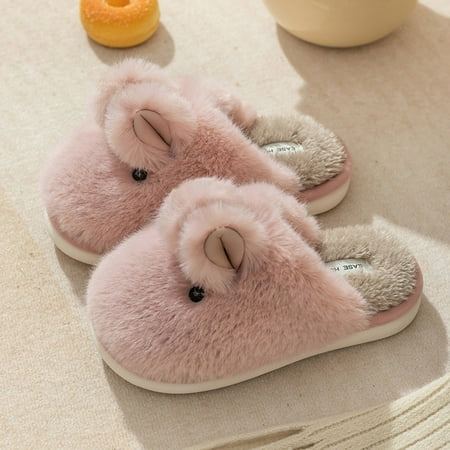 uikmnh Warm Slippers Fashion Winter Women Slippers Thick Bottom Flat Soft Warm Comfort Solid Color Cute Rabbit Shape 6.5
uikmnh Warm Slippers Fashion Winter Women Slippers Thick Bottom Flat Soft Warm Comfort Solid Color Cute Rabbit Shape 6.5