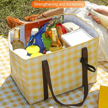 Xinhuadsh Bento Bag Large Capacity Foldable Drawstring Design Heavy Duty with Handle Portable Food Outdoor Camping Delivery Bag Home Supply
Xinhuadsh Bento Bag Large Capacity Foldable Drawstring Design Heavy Duty with Handle Portable Food Outdoor Camping Delivery Bag Home Supply