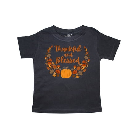 Inktastic Thankful and Blessed Pumpkin and Fall Leaves Gift Toddler Boy or Toddler Girl T-Shirt
Inktastic Thankful and Blessed Pumpkin and Fall Leaves Gift Toddler Boy or Toddler Girl T-Shirt