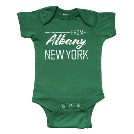 Inktastic From Albany New York in White Distressed Text Gift Baby Boy or Baby Girl Bodysuit
Inktastic From Albany New York in White Distressed Text Gift Baby Boy or Baby Girl Bodysuit