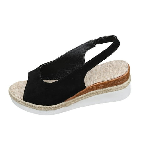 WNVMWI Sandals Women Water Shoes Beach Black Sandals Women Comfortable Black Shoes Slippers Flip Flops Women s Slope High Heel Open Toe Sandals Solid Fashion Sandals Wedge Platform Sandal Sl Size 40
WNVMWI Sandals Women Water Shoes Beach Black Sandals Women Comfortable Black Shoes Slippers Flip Flops Women s Slope High Heel Open Toe Sandals Solid Fashion Sandals Wedge Platform Sandal Sl Size 40