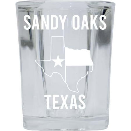 Sandy Oaks Texas Souvenir Laser Etched 2 Ounce Square Shot Glass Texas State Flag Design
Sandy Oaks Texas Souvenir Laser Etched 2 Ounce Square Shot Glass Texas State Flag Design