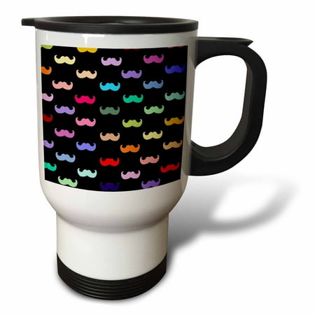 3dRose Colorful Rainbow Mustache Pattern on Black aka multicolored multicolor ironic hipster mustaches Travel Mug 14oz Stainless Steel
3dRose Colorful Rainbow Mustache Pattern on Black aka multicolored multicolor ironic hipster mustaches Travel Mug 14oz Stainless Steel