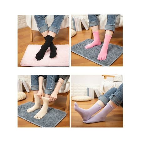 LELINTA Finger Toe Socks for Women Girl Workout Sock Cotton Non Slip Sports Running Five Finger Toe Socks Black/Begie/PiLELINTA/Purple
LELINTA Finger Toe Socks for Women Girl Workout Sock Cotton Non Slip Sports Running Five Finger Toe Socks Black/Begie/PiLELINTA/Purple