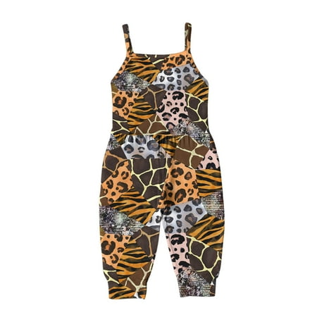 Baby Romper Printed Clearance Sale Toddler Baby Girl Jumpsuits Cartoon Printing Strap Romper Pants With Pockets Brown 1-2 Years
Baby Romper Printed Clearance Sale Toddler Baby Girl Jumpsuits Cartoon Printing Strap Romper Pants With Pockets Brown 1-2 Years