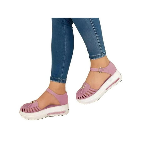 Avamo Hollow Closed Toe Sandals for Women Summer Casual Non-Slip Beach Platform Shoes Sandals
Avamo Hollow Closed Toe Sandals for Women Summer Casual Non-Slip Beach Platform Shoes Sandals