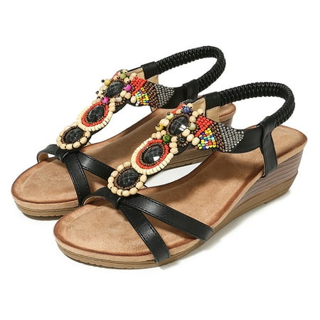 ãyilirongyummã black 41 sandals women beach band bead sandals elastic string wedges women shoes casual bohemian ladies women s sandals
ãyilirongyummã black 41 sandals women beach band bead sandals elastic string wedges women shoes casual bohemian ladies women s sandals