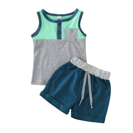 Baby Boys Outfits Sets Striped Sleeveless Printed Vest Shorts Pants 2pcs Kids Children Spring Summer Cute Fashion Leisure Outwear Suit
Baby Boys Outfits Sets Striped Sleeveless Printed Vest Shorts Pants 2pcs Kids Children Spring Summer Cute Fashion Leisure Outwear Suit