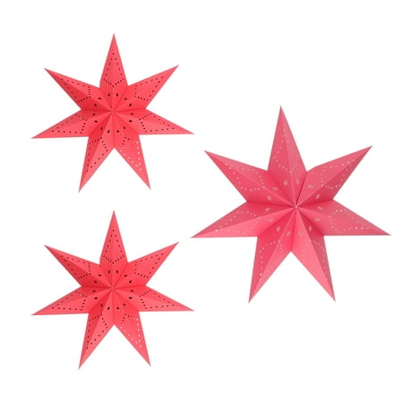 TINKSKY 3Pcs Christmas Decorations Three-dimensional Seven-angle Star Hollow Pendant
TINKSKY 3Pcs Christmas Decorations Three-dimensional Seven-angle Star Hollow Pendant