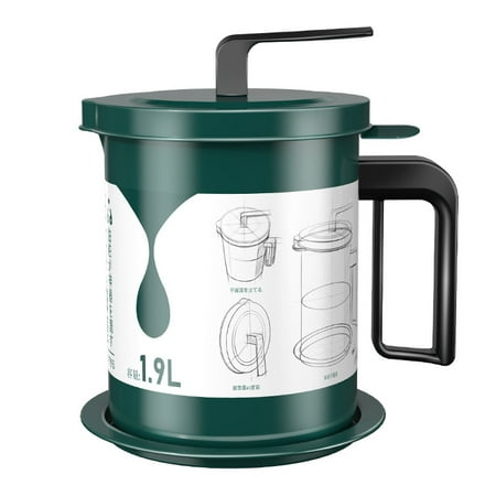 Kitchen Use Oil Strainer Pot Stainless Steel Cooking Oil Container Large-capacity Lard Organizer
Kitchen Use Oil Strainer Pot Stainless Steel Cooking Oil Container Large-capacity Lard Organizer