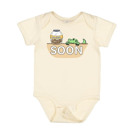 Inktastic SOON Dino Eyeing Cookie Jar Gift Baby Boy or Baby Girl Bodysuit