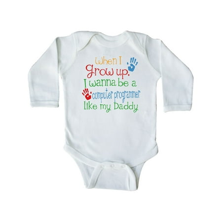 Inktastic Computer Programmer like Daddy Gift Baby Boy or Baby Girl Long Sleeve Bodysuit
Inktastic Computer Programmer like Daddy Gift Baby Boy or Baby Girl Long Sleeve Bodysuit