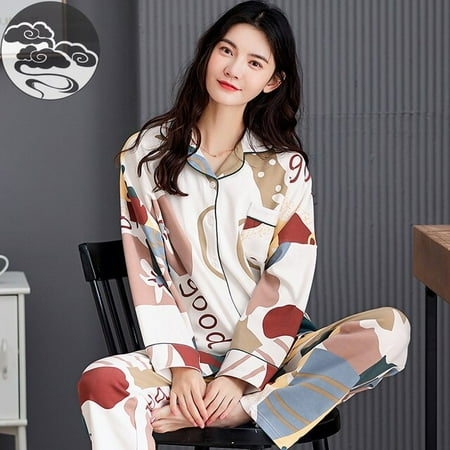 QWZNDZGR Spring Autumn Black Knitted Cotton Elegant Lady Women Pajama Sets Sleep&Lounge Plaid Pants Pajamas Women s Fashion Sleepewear
QWZNDZGR Spring Autumn Black Knitted Cotton Elegant Lady Women Pajama Sets Sleep&Lounge Plaid Pants Pajamas Women s Fashion Sleepewear