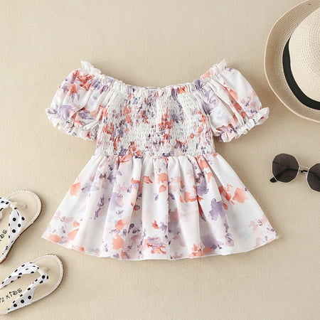 Huilaibazo Toddler Tops Girl Fashion Pleated Waist Closed Printed Top Fashionable Floral Bubble Sleeves Casual Children s Wear
Huilaibazo Toddler Tops Girl Fashion Pleated Waist Closed Printed Top Fashionable Floral Bubble Sleeves Casual Children s Wear