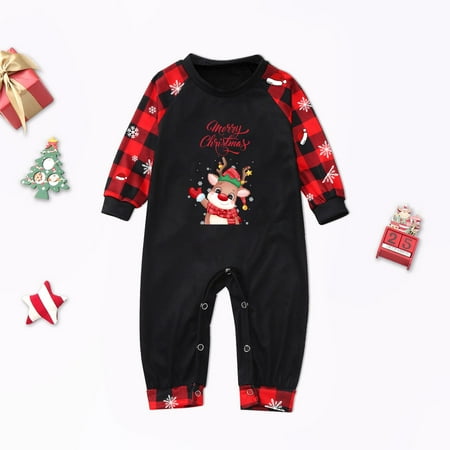 NEGJ Family Matching Christmas Pajamas Set Plaid Sleeves Holiday Pattern Print Festival For Adults Kids ParentChild Outfit
NEGJ Family Matching Christmas Pajamas Set Plaid Sleeves Holiday Pattern Print Festival For Adults Kids ParentChild Outfit