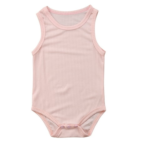 Unisex Baby Girl Boy Sleeveless Plain Jumpsuit Bodysuit One Piece Outfit Summer
Unisex Baby Girl Boy Sleeveless Plain Jumpsuit Bodysuit One Piece Outfit Summer