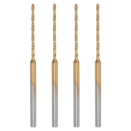 Uxcell 4Pack Mini Twist Drill Bit 1.2mm Micro Engraving Drill Bits High-Speed Steel 2.35mm Shank Titanium Coated
Uxcell 4Pack Mini Twist Drill Bit 1.2mm Micro Engraving Drill Bits High-Speed Steel 2.35mm Shank Titanium Coated