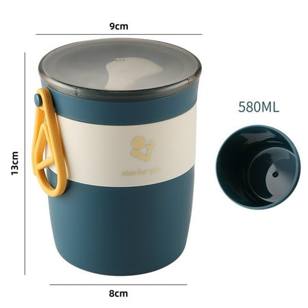 Gyedtr New Stainless Steel Insulated Soup Cup Sealed Water Cup Personalized Soup Pot Cup with Handle Gift Clearance
Gyedtr New Stainless Steel Insulated Soup Cup Sealed Water Cup Personalized Soup Pot Cup with Handle Gift Clearance