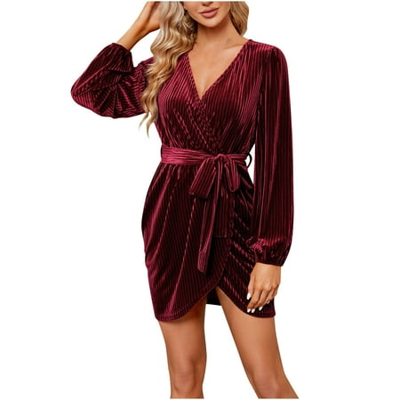 VALMASS Womens Robes Lightweight Deep V Neck Long Sleeve Winter Nightgown Casual Loose Loungewears with Belt (S Red)
VALMASS Womens Robes Lightweight Deep V Neck Long Sleeve Winter Nightgown Casual Loose Loungewears with Belt (S Red)