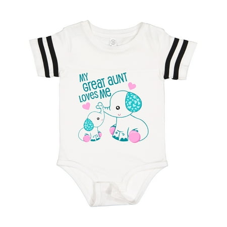 Inktastic My Great Aunt Loves Me-cute Elephants Gift Baby Boy or Baby Girl Bodysuit
Inktastic My Great Aunt Loves Me-cute Elephants Gift Baby Boy or Baby Girl Bodysuit